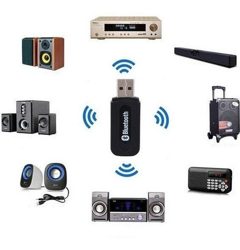 Receptor Adaptador Bluetooth Audio Musica, Equipos, Carro, 