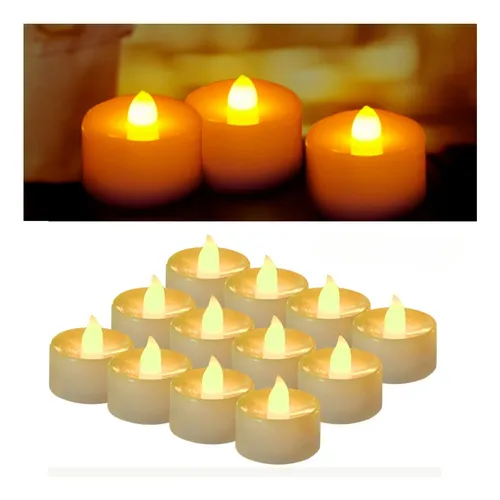 comprar 12 Vela Led Luz Suave Decore Com Estilo E Se Surpreenda