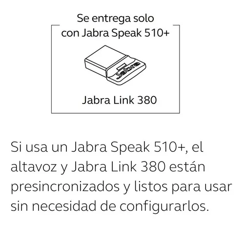 SPEAK 510 Altavoz USB y Bluetooth Jabra