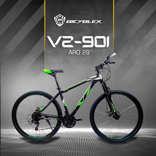 Bicicleta 29 Amortiguador Con Bloqueo 21v Discos De Freno