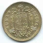 Moneda  De  España  1  Peseta  1975  (79)  Sin  Circular