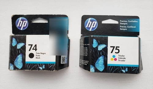 Recarga Cartucho De Tinta Hp 74 Y 75 Nuevo