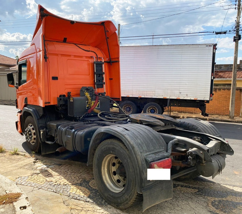 Imagem 9 de 15 de Scania- P340- 4x2 - 2006/06-laranja- Oportunidade Única