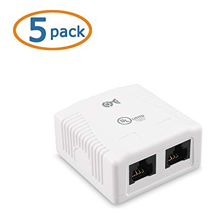 Caja De Montaje En Superficie Rj45 Cat6 Con Certificación Ul