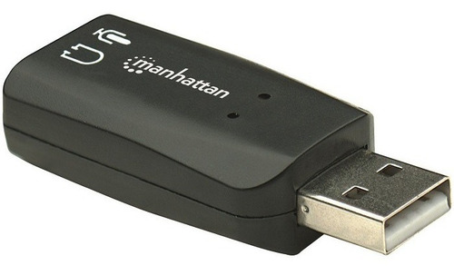 Convertidor Usb 2.0 A Tarjeta Sonido 5.1 Manhattan 150859