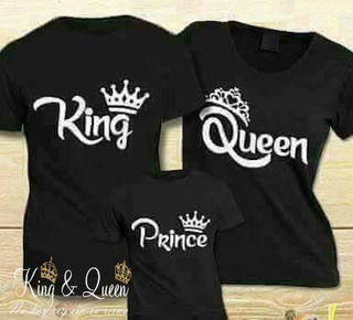 pirámide Decorar Elegibilidad Camisetas King Queen Princess | MercadoLibre 📦