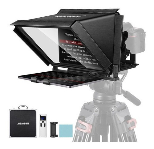 Teleprompter X12 Para   Tablet Smartphone Cámaras Dslr...