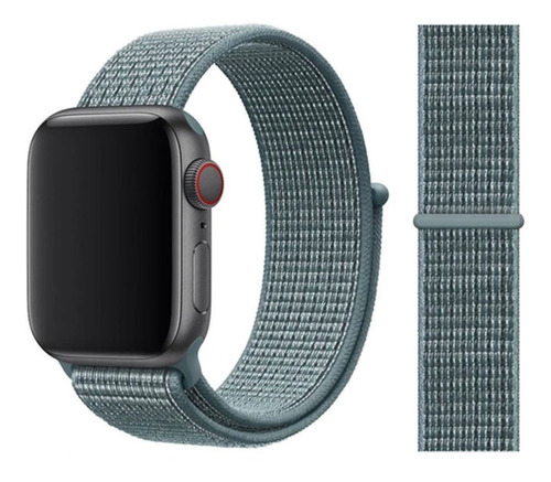 Pulseira Nylon Loop Para Apple Watch 38mm Celestial Teal