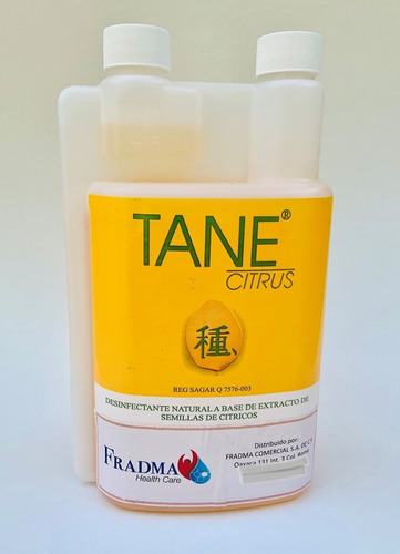 Desinfectante Biodegradable Natural Tane 1 Lt: Rinde 500 Lt