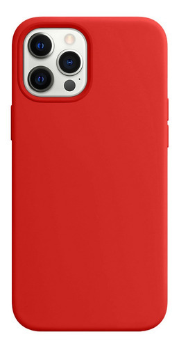 Capa Capinha Compatível iPhone 11 Vermelha Silicone Cor Vermelho Liso