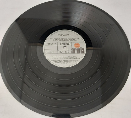 Jose Jose - Romantico Lp
