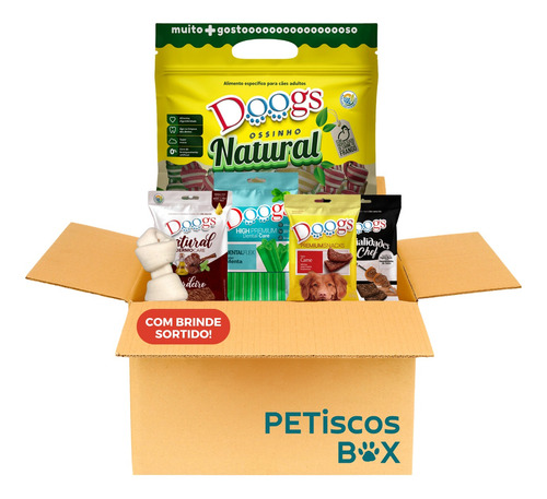 Box Petiscos Cachorro P/ Pequenas Raças - Com Brinde