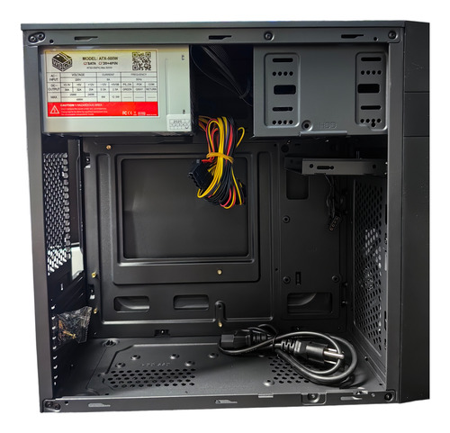 Gabinete Waisco Micro Atx 2 Ventiladores Rgb Negro