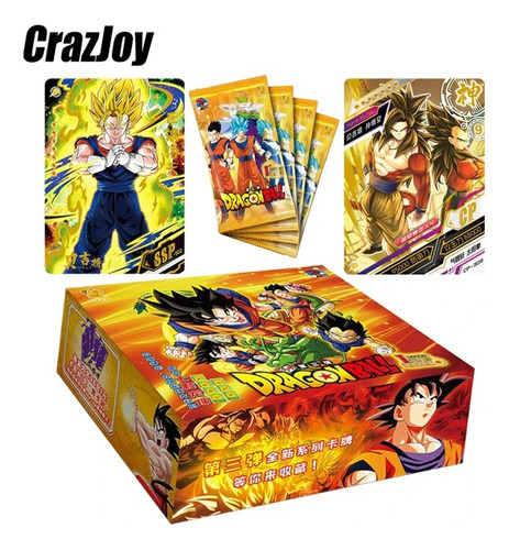 Caja De 36 Sobre, Cartas De Dragon Ball Coleccionable  