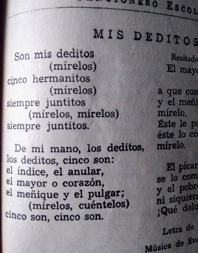Cancionero Escolar Argentino. Canciones Patria Y Populares (Usado)