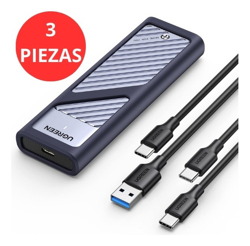 3 Pz Case M.2 Nvme/sata Ugreen 10gbps Usb C, Usb 3.2 Gen 2