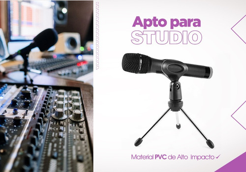 Pie Tripode Soporte Microfono Mesa + Pipeta 180° Universal