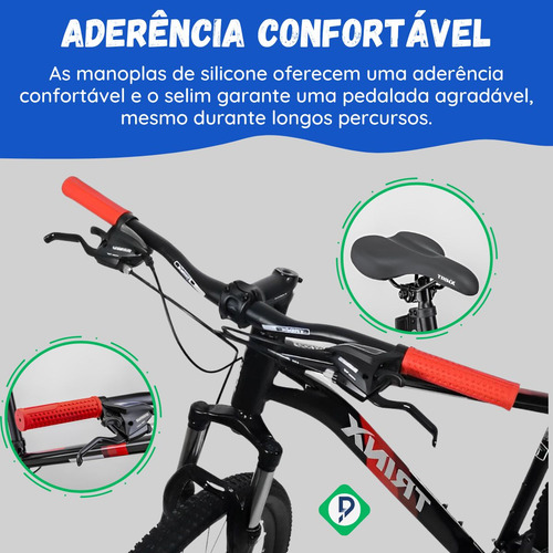 Imagem 6 de 8 de Bike Trinx M100 Max 15 Aro 29 Freio De Disco Mecânico 24v