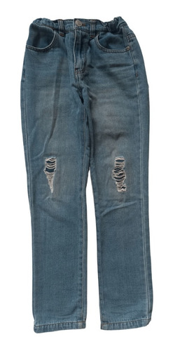 Pantalón Jean Roto Para Niños Talla 10 Epk