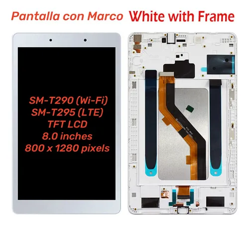 P-m Pantalla Lcd Con Marco Para Samsung Tab A 8.0 Sm-t290