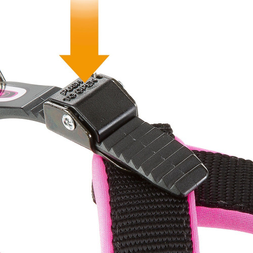Arnes Pechera Regulable Perro Ferplast Agila Fluo 4 Fucsia