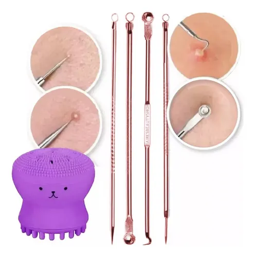comprar Extractor Puntos Negros Comedones Kit Saca Granos Anti Acné