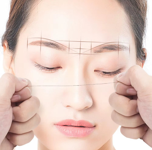Hilo Con Tinte Para Mapping Visagismo De Cejas Microblading