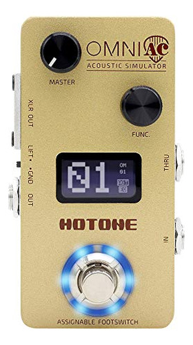 Pedal De Efectos De Bajo De Guitarra De Simulación Hotone Om