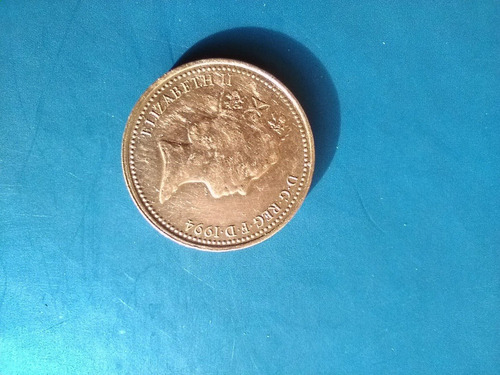 Moneda Gran Bretaña One Penny Año 1994 Elizabeth Ii