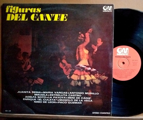 Varios - Figuras Del Cante - Lp Vinilo España 1972- Flamenco