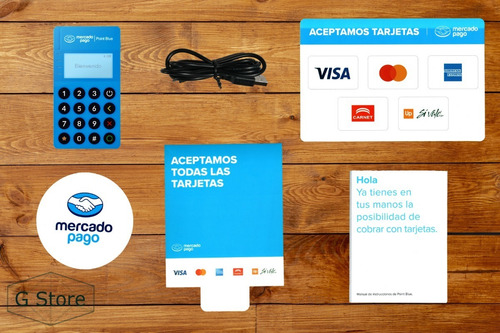Point Blue Lector De Tarjetas Mercado Pago Bluetooth