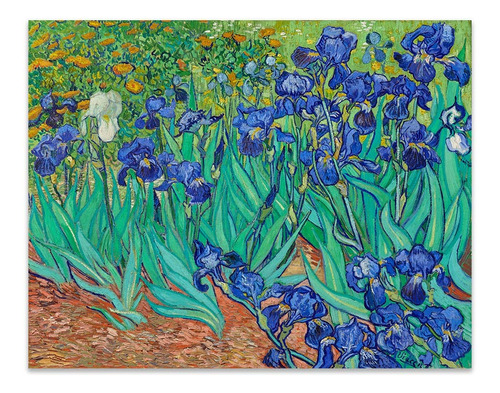 Cuadro Canvas Fine Art Lirios Vincent Van Gogh 73x94 M Y C