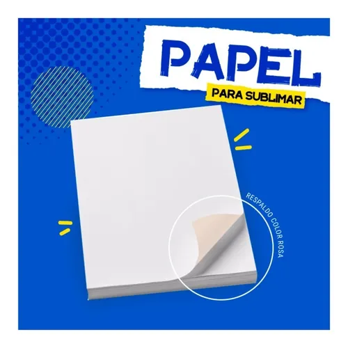 Maquicenter S.A - Papel para Sublimación A4✨ ✓Fondo Rosa 100Gsm ✓Paquete de  100 hojas ✓Excelente desempeño en transferencia de imágenes por Sublimación,  no maltrata tu impresora. Visita nuestras sucursales o escribinos para