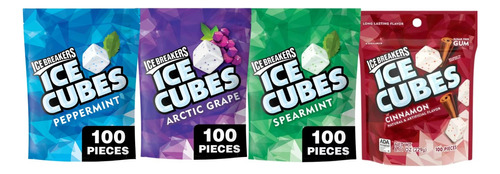 Ice Breakers Ice Cubes Chicles Americanos Varios Sabores 4