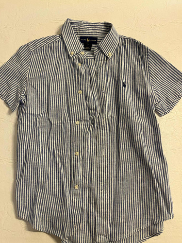 Camisa Ralph Lauren Talle 7 - Lino Impecable