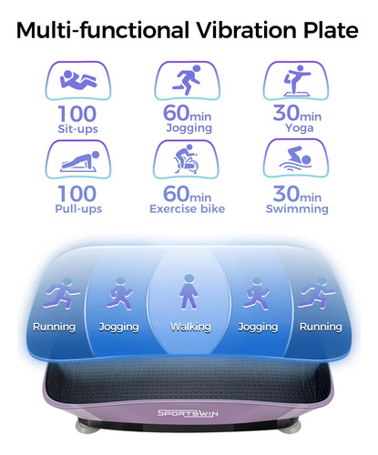 Máquina De Ejercicio De Placa De Vibración Deportiva, De De
