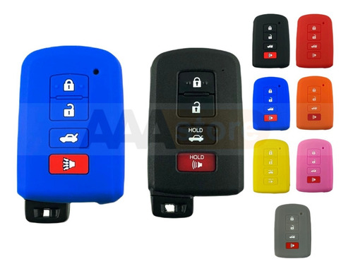 Funda Silicon Protector Llave Toyota Lexus 6 Colores