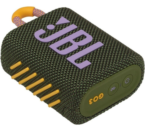 Bocina JBL Go 3 portátil con bluetooth waterproof green