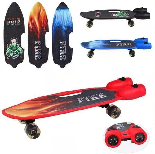 Imagen 10 de 10 de Skate Skateboard Penny Monopatín Patineta Bota Humo Truck