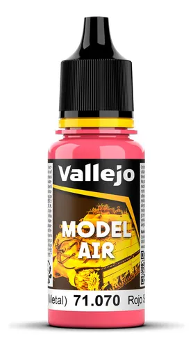 Vallejo Pintura Model Air Rojo Señal 17 Ml. Macrotec