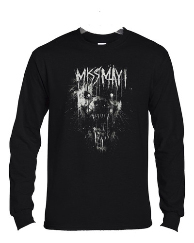 Polera Ml Miss May I Bear Rock Abominatron