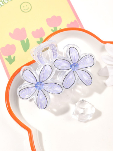 Pinzas De Flor Cabello Accesorios Para El Pelo 6pzs
