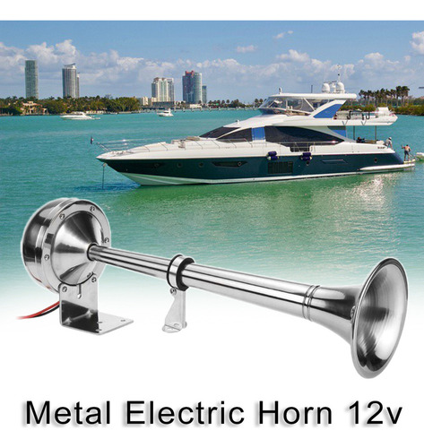 Qr1 Bocina De Aire De Una Sola Trompeta 12v 125db Con