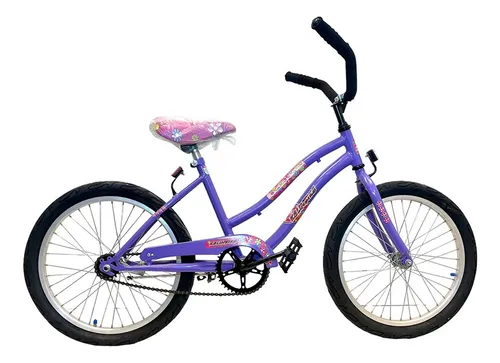 Bicicleta Playera C pedal R20 Ni a Lila