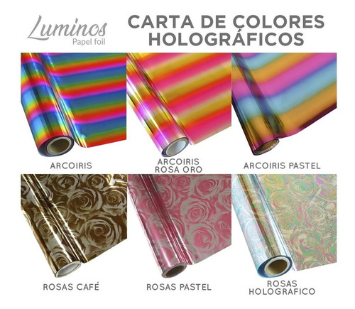Imagen 8 de 9 de Laminadora Para Foil Y 4 Rollos De 12in Colores A Elegir