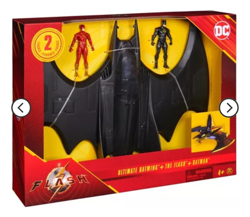 The Flash: Batwing + Batman + Flash (spinmaster)