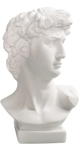 David Cabeza Retratos Busto Resina Estatua Escultura 11,5 Cm