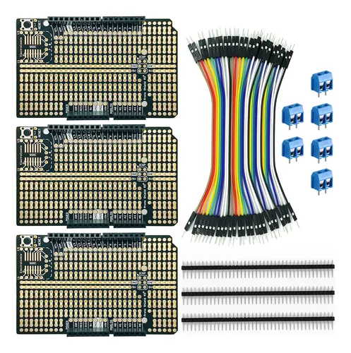 comprar Kit Electrocookie Proto Shield Para Arduino Uno Paquete De 3