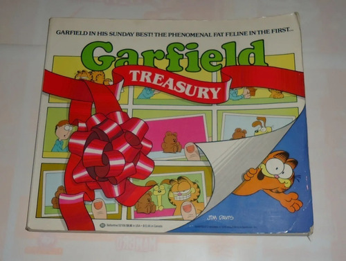 Comic Garfield Treasury Jim Davis Vintage 1982 1° Edición