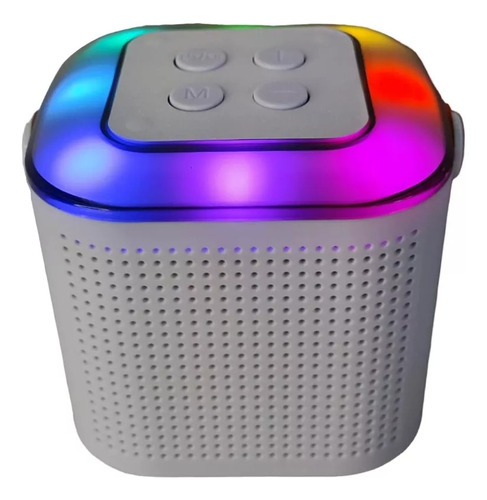 Altavoz Portátil Micrófono Iluminación Rgb Inalámbrico   